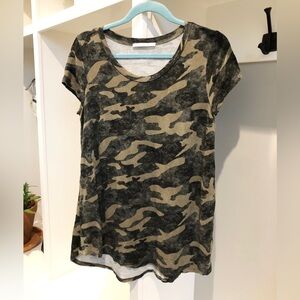 Chris & Carol Camo Top